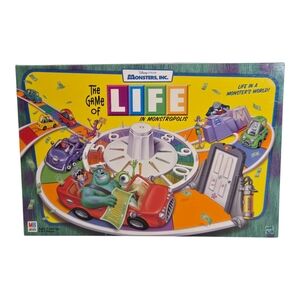 The Game of Life Monsters Inc 2001 Disney Pixar **COMPLETE**Che